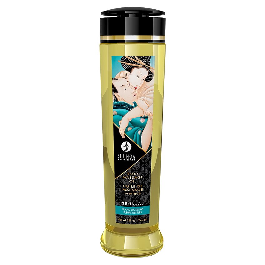 Shunga Massage Oil Island Blossoms 250ml