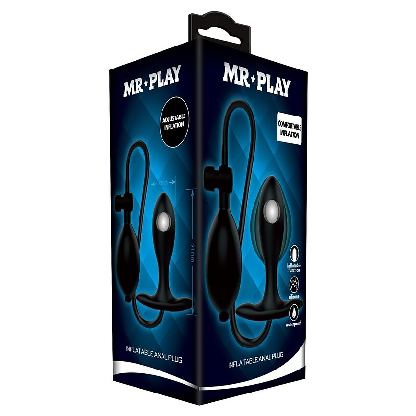 Debra Plug Anal Inflabil Reglabil cu Supapă De siguranță