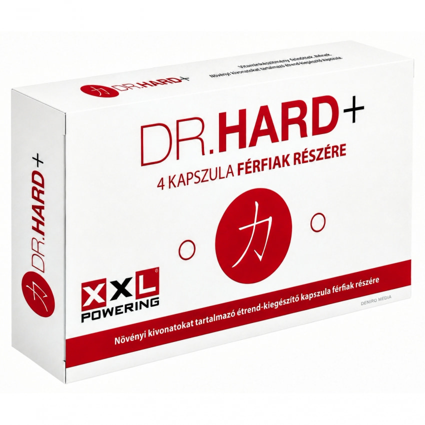 4 Capsule Dr. Hard+ Pentru Potență Naturală