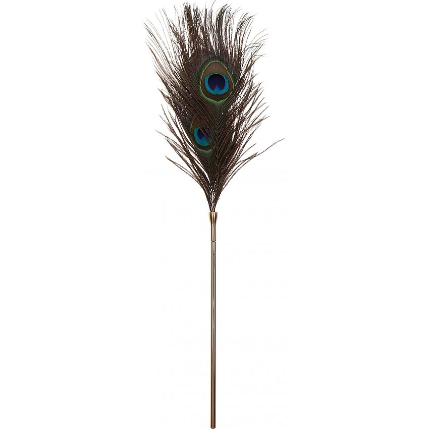 Taboom Dona Peacock Tickler Pene Păun Roz Auriu 27 cm