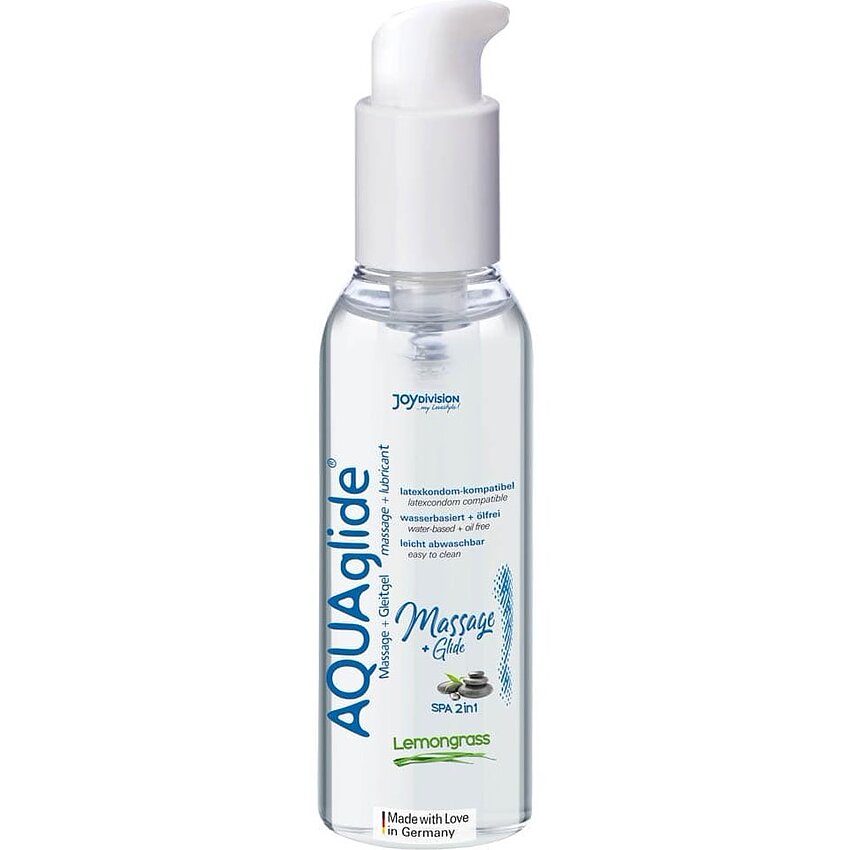 Lubrifiant Și Ulei Masaj AQUAglide Lemongrass 200ml