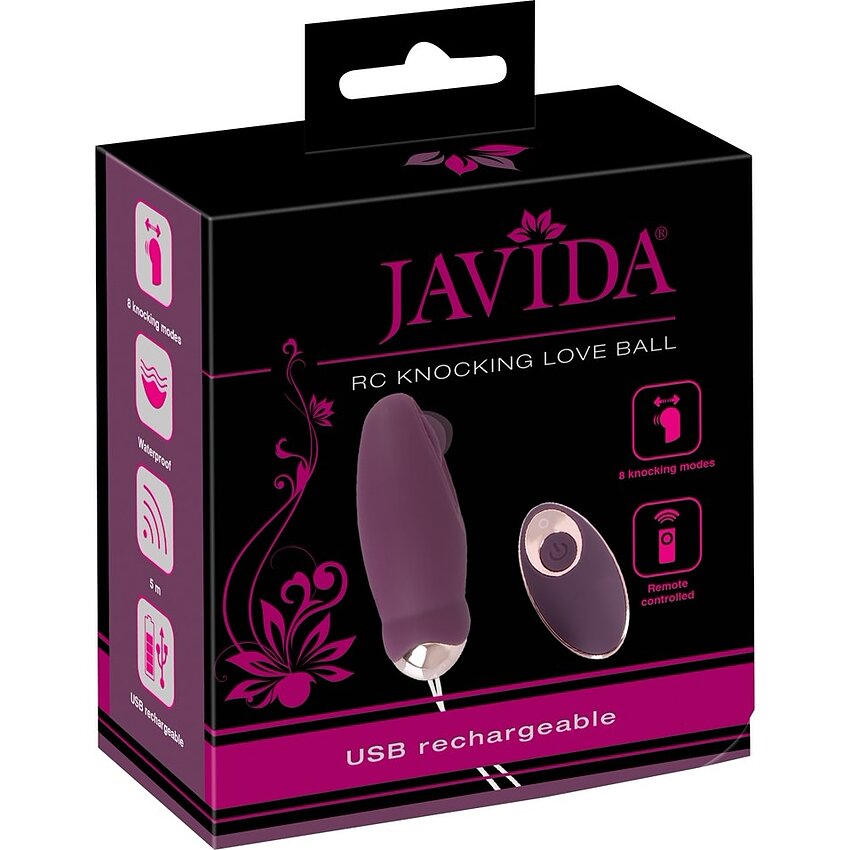 JAVIDA RC Knocking Ball – Ou Vibrator 8 Moduri, Reîncărcabil, Discret