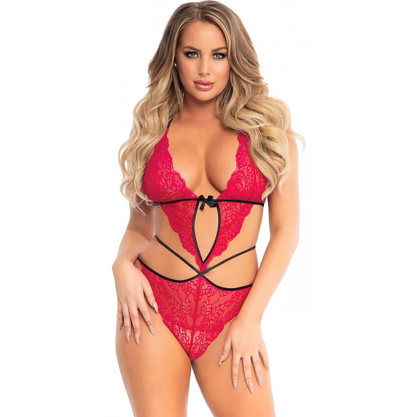 Body Leg Avenue Scalloped Roz S-M