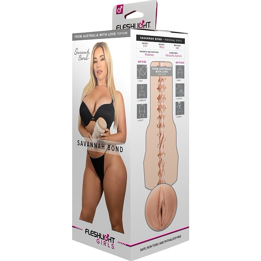 Savannah Bond Fleshlight – Texturi Real-Feel, Discret