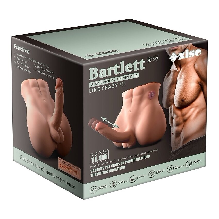 Mistress Barlett — Masturbator TPE, 3 Viteze, 4 Trepte