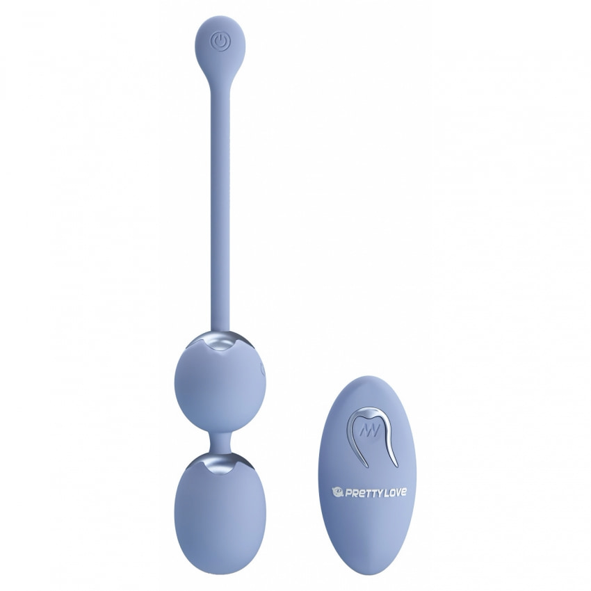 Bilă Vaginală Vibratoare Willie 12 Moduri Reîncărcabilă Albastru