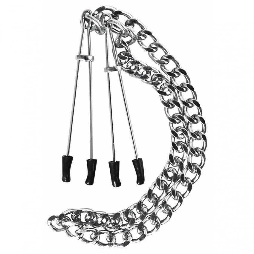 Cleme Sfârcuri Nipple Tweezers Argintiu