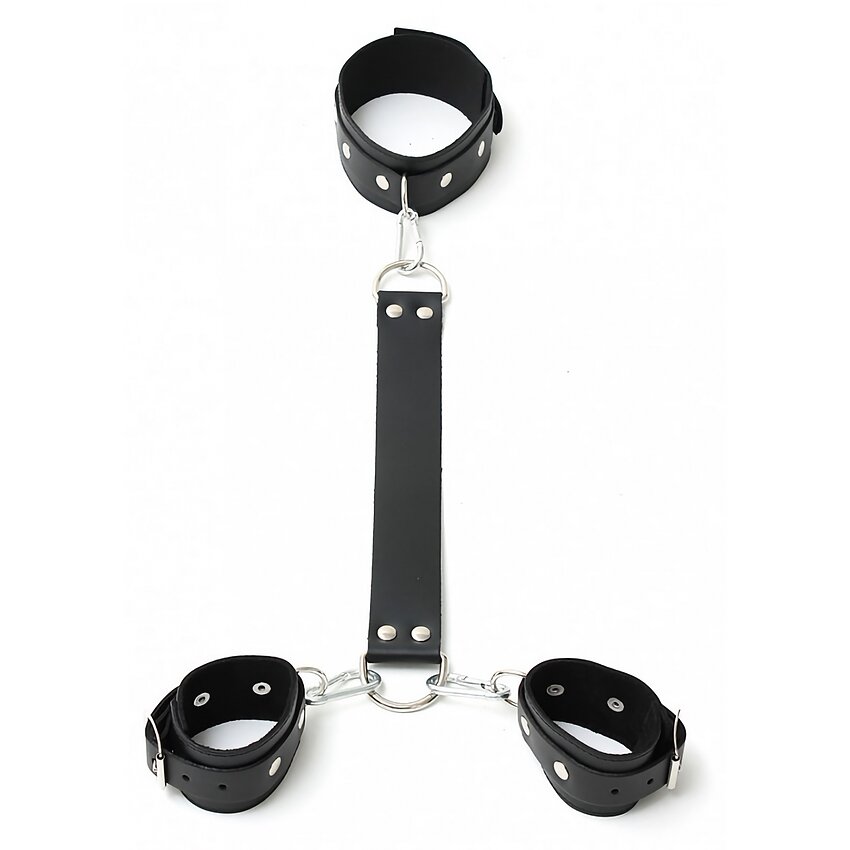 Cătușe Piele Cuffs Negru