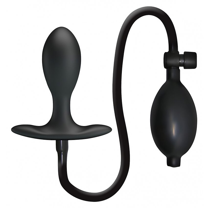 Debra Plug Anal Gonflabil Reglabil — Ajustare sigură 9.1cm Negru