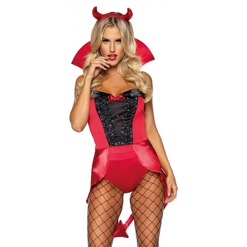 Costum Leg Avenue Devilish Darling Roșu L