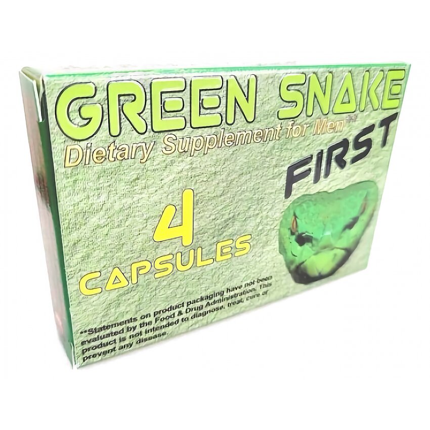 4 Pastile Green Snake Rezistență 2–3 Zile