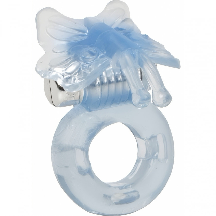 Inel Penis Basic Essentials Butterfly Enhancer Albastru