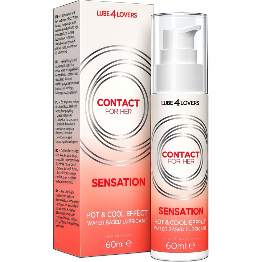 Lubrifiant Vaginal Sensation cu Efect Cald Rece 60 ml