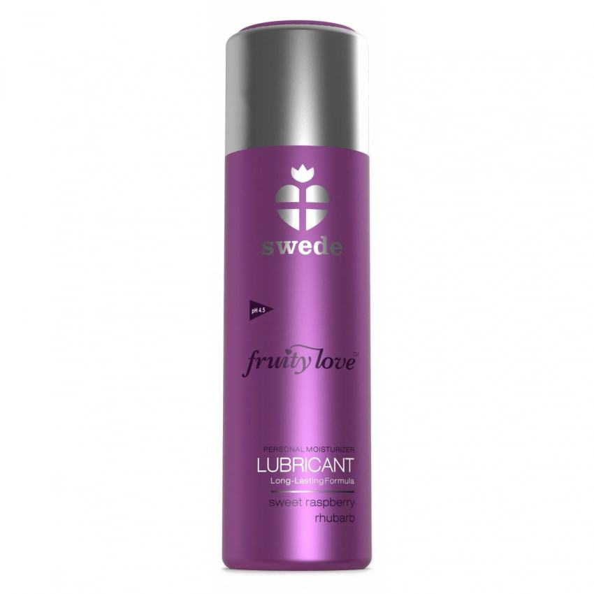 Swede Fruity Love Lubrifiant Zmeură și Rubarbă 50 ml