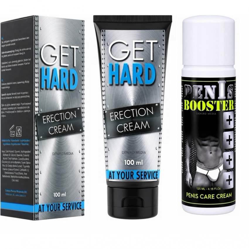 Pachet Cremă Erecție Get Hard + Cremă Potență Booster