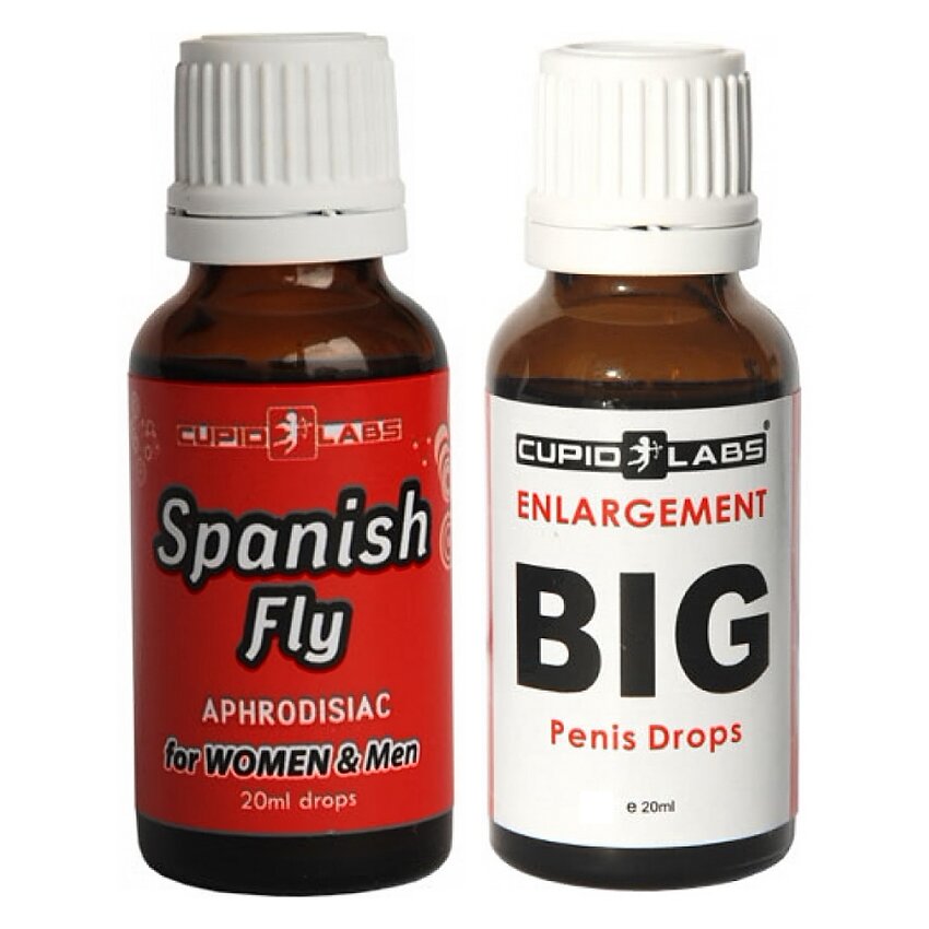 Pachet Picături Big Penis Drops 20ml + Picături Afrodisiace Spanish Fly 20ml