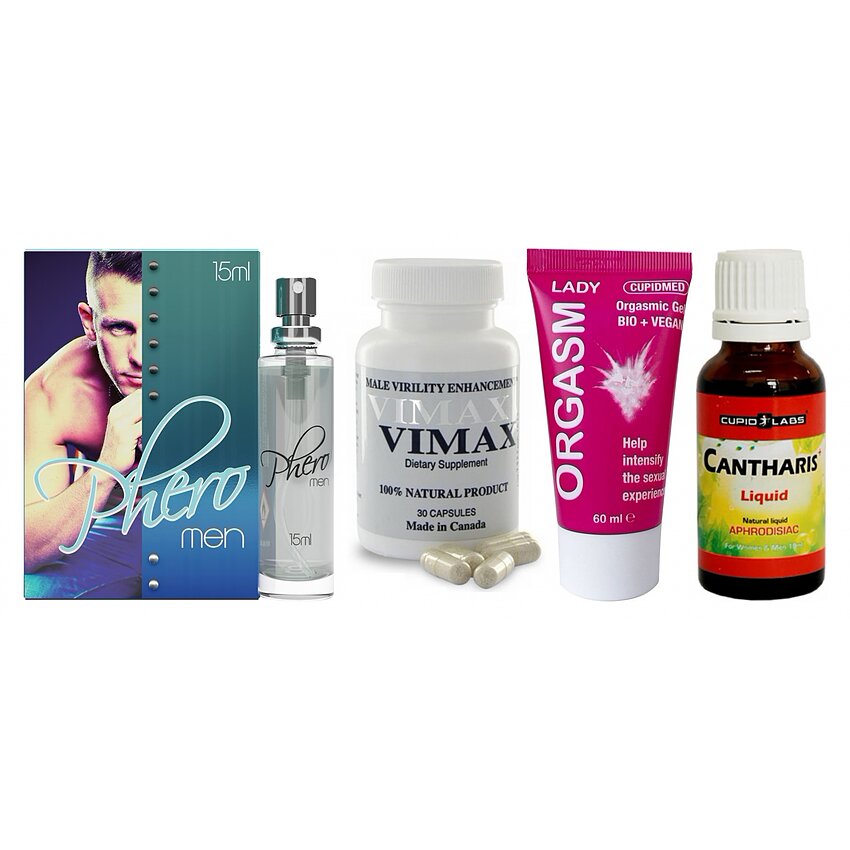 Pachet Putere și Pasiune: Vimax, Orgasm și Feromoni