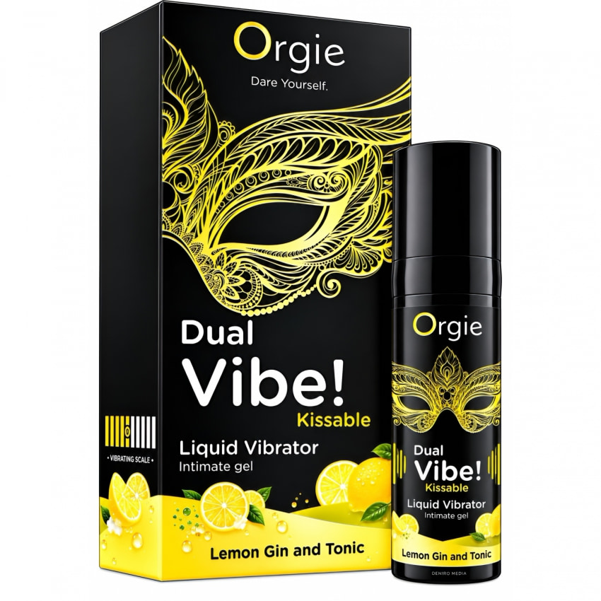 Orgie Dual Vibe Lemon Gin And Tonic Gel 15 ml