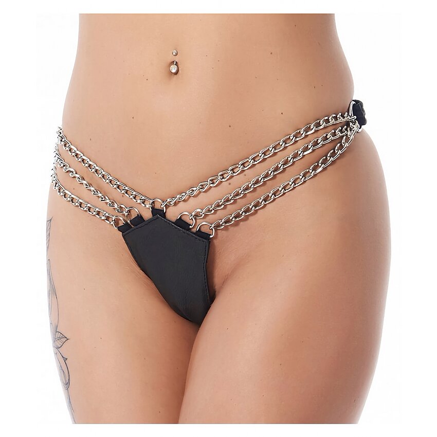 Chilot Cu Lanțuri Rimba Negru M-L