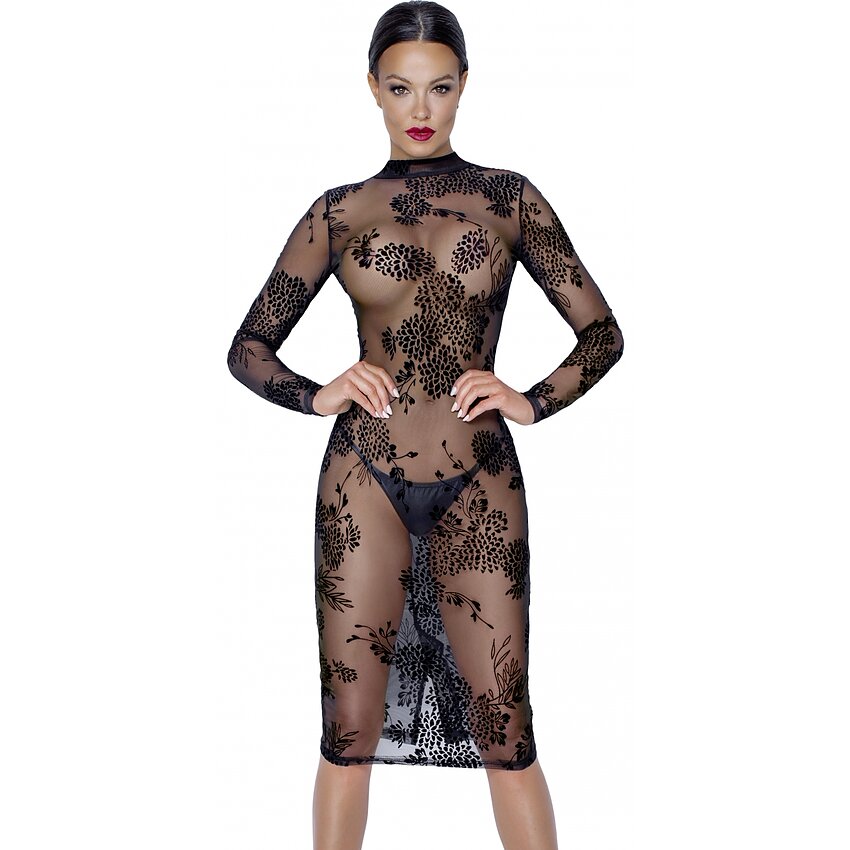 Rochie Noir Handmade Maggie Negru S