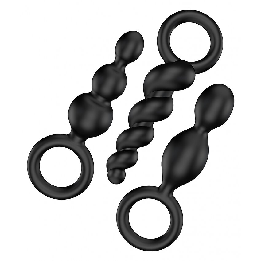 Set Satisfyer De Accesorii Pentru Satisfacție Anală Negru