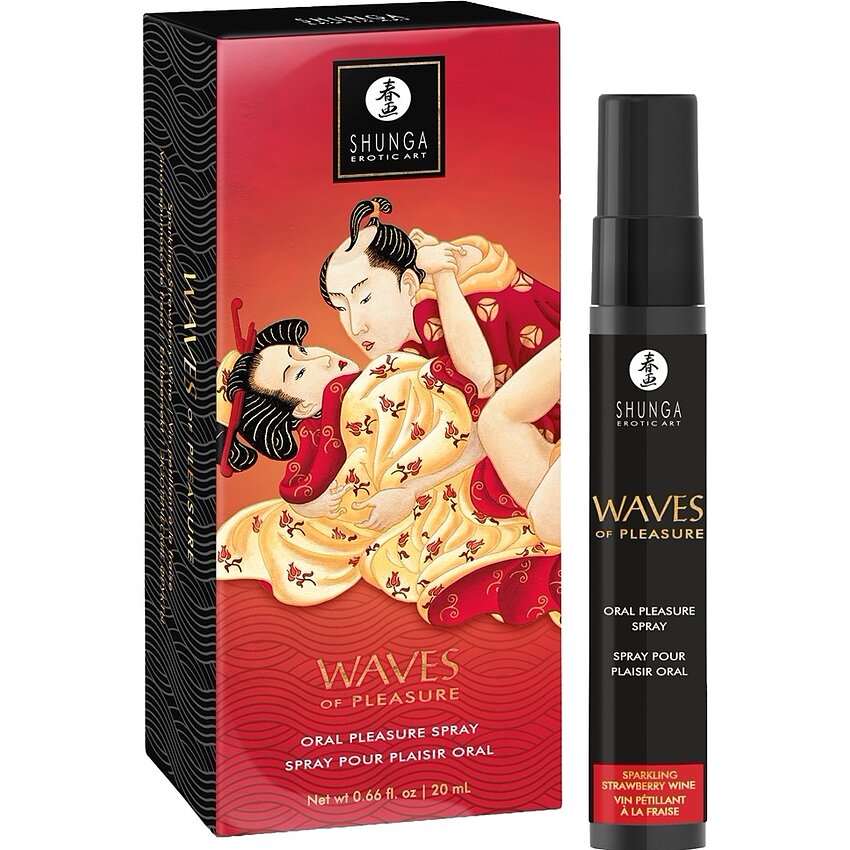 Shunga Waves Of Pleasure — Spray Căpșuni Spumante 20 ml
