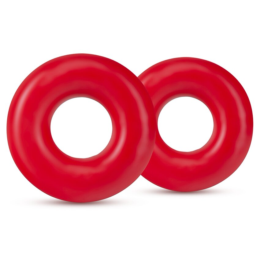 Inele Penis Stay Hard Donut Oversized Roșu