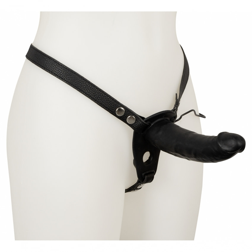 Strap On Cu Vibrații Double Thruster Negru