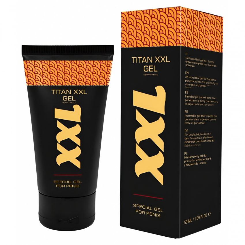 Titan Gel XXL Pentru Mărire Penis,  Erecție și Întârziere Ejaculare