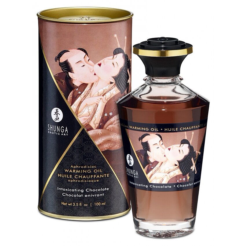 Uleiul Afrodisiac de Masaj cu Ciocolată cu Efect Încălzitor 100ml
