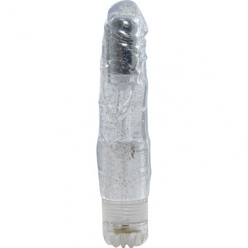 Vibrator Jelly Crushy Glitter Transparent